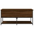 vidaXL Úložná lavička hnedý dub 100x42,5x47 cm kompozitné drevo