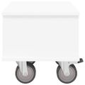 vidaXL TV stolík 37 x 35 x 35 cm Biela Kompozitné drevo