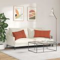vidaXL Vankúše na pohovku 2 pcs Červenooranžová 80 x 40 cm