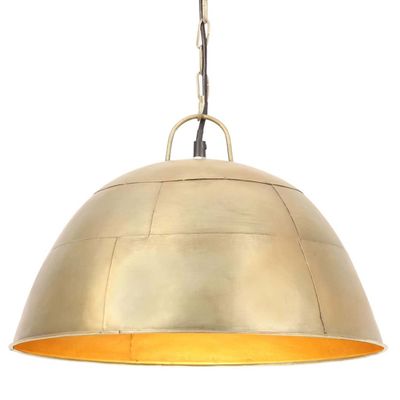 vidaXL Industriálna vintage závesná lampa 25 W, mosadzná 41 cm E27