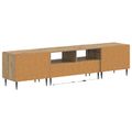 vidaXL 5-dielny LED TV kabinet Dub artisan Kompozitné drevo