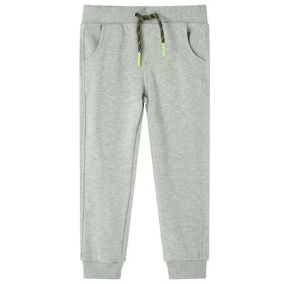 vidaXL Detské tepláky svetlé kaki 104