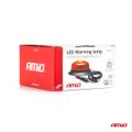 Výstražný maják W21m Magnet / 3 skrutky R65 R10 18LED 12/24V IP56 AMIO-02925