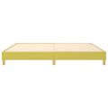 vidaXL Posteľný rám s boxspringom zelená 200x200 cm látka
