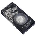 Amulet Game of Thrones - znak Starkov De Luxe