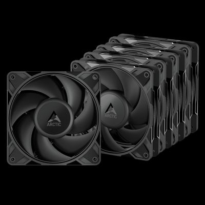 ARCTIC P12 Pro PST - 120mm PWM ventilátor s rozdeľovačom káblov (balenie po 5 kusoch)