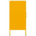 vidaXL Komoda horčicovožltá 36x39x79 cm oceľ valcovaná za studena