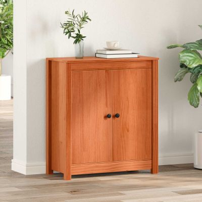 vidaXL Servírovacia skriňa Včelí hnedý 70 x 35 x 80 cm