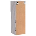 vidaXL TV skrinky s LED svetlami 2 ks sivé sonoma 30,5x30x90 cm