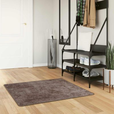 vidaXL Behúň MARSA Biely 100 x 100 cm Polyester a PVC
