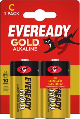 E301004300 Energizer Eveready Gold C/LR14 FSB2