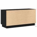 vidaXL TV skrinka 100 x 38 x 49 cm Čierny dub Kompozitné drevo