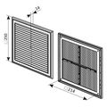 Mriežka VENTS MV 250s 250x250mm