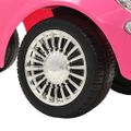 vidaXL Detské autíčko Fiat 500, ružové