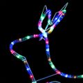 vidaXL Vianočná vonkajšia dekorácia so sobom a saňami 576 LED diód