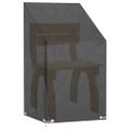 vidaXL Kryt na záhradnú stoličku 8 očiek 65x65x80/120 cm polyetylén