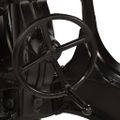 vidaXL Barový stôl, recyklovaný masív 75x(76-110) cm