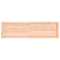 vidaXL Stolová doska 140x40x(2-6) cm neošetrený masív živé hrany