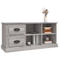vidaXL TV skrinka sivý dub sonoma 102x35,5x47,5 cm kompozitné drevo