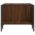 vidaXL Konferenčný stolík s regálom hnedý dub 100x51x40 cm komp. drevo