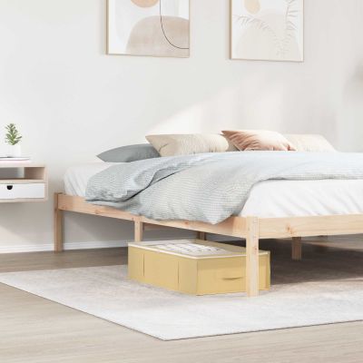 vidaXL Úložná krabica s priehľadným horným oknom 2 pcs Krémová