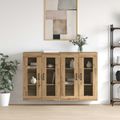 vidaXL Závesné skrinky 2 ks dub artisan 69,5 x 34 x 90 cm