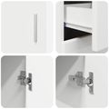 vidaXL Servírovacia skriňa FLORIN 88,5 x 30,5 x 73 cm Biela