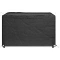 vidaXL Obaly na záhradný nábytok 2 ks 8 očiek 125x125x75 cm štvorcové