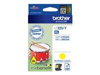 XL - žltá - originálna - atramentová cartridge - pre Brother DCP-J785DW, DCP-J785DWXL, MFC-J985DW