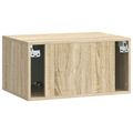 vidaXL Nástenná TV skrinka 59,5 x 41 x 30 cm Dub sonoma