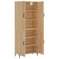 vidaXL Vysoká skrinka dub sonoma 69,5x34x180 cm spracované drevo