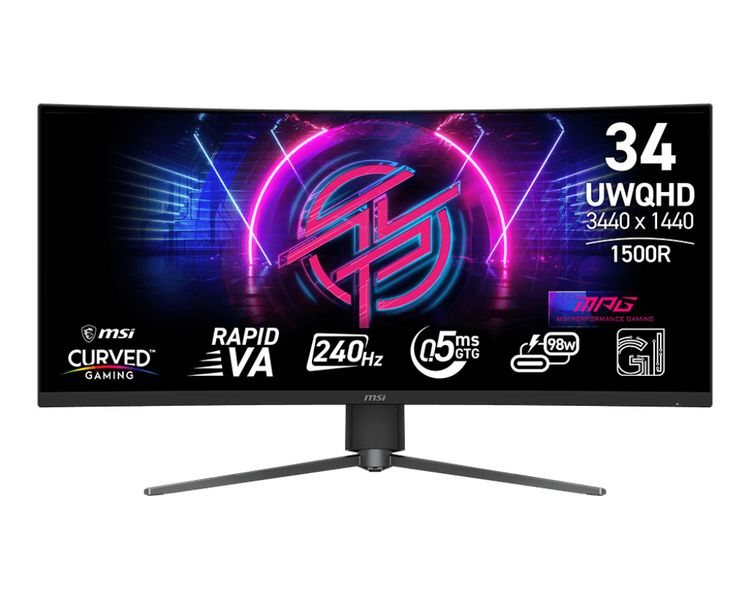 MSI MPG/346CQRF X24/34''/VA/wQHD/240Hz/0,5ms/Čierna/3R