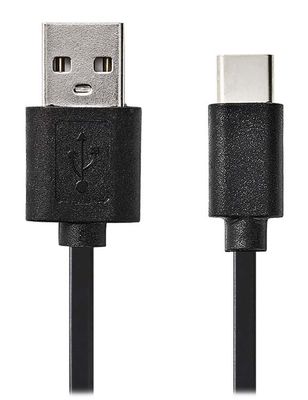 Nedis CCGB60600BK01 - USB 2.0 kábel | Typ-C Zástrčka - A Zástrčka | 0,1 m | Čierna farba Kábel, USB 2.0, zástrčka USB-C, zástrčka USB, 10cm, čierny