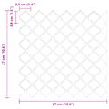 vidaXL Dlažba Lanturn 20 ks Modrozelená 27 x 27 cm Polyuretán a PET