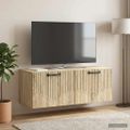 vidaXL Nástenná TV skrinka Nástenný Dub sonoma 78,5 x 31 x 30 cm