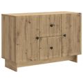 vidaXL Servírovacia skriňa Dub artisan 89 x 34,5 x 60 cm