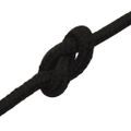 vidaXL Pracovné lano čierne 3 mm 50 m polyester