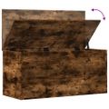vidaXL Úložný box dymový dub 100x42x46 cm kompozitné drevo