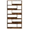 vidaXL Deliaca stena dymový dub 100x33x187,5 cm kompozitné drevo