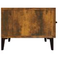 vidaXL TV skrinka dymový dub 150x34,5x30 cm spracované drevo