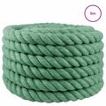 vidaXL Jutové lano 36 mm Zelená 100% Tossa juta