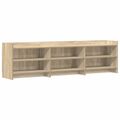 vidaXL TV skrinka 168 x 33 x 47 cm Dub sonoma Kompozitné drevo