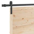 vidaXL Posuvné dvere Prírodná 100 x 208 cm Borovicový masív