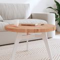 vidaXL Stolová doska Ø70x4 cm okrúhla masívny buk