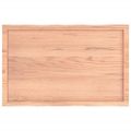 vidaXL Stolová doska svetlohnedá 100x60x(2-6)cm ošetrený masív hrany