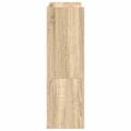 vidaXL Regál na topánky dub sonoma 60x25x81 cm spracované drevo
