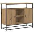 vidaXL Servírovacia skriňa Remeselný dub 100 x 35 x 80 cm