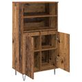 vidaXL Highboard Hnedá 60 x 36 x 110 cm Kompozitné drevo