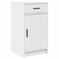 vidaXL Servírovacia skriňa Biela 40 x 40.5 x 75 cm Kompozitné drevo
