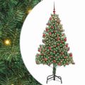 vidaXL Vianočný stromček Zelená 180 cm PVC